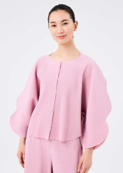 ISSEY MIYAKE Cardigan|Flower Pleats