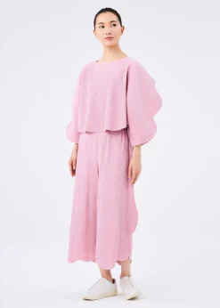 ISSEY MIYAKE Pants|Flower Pleats
