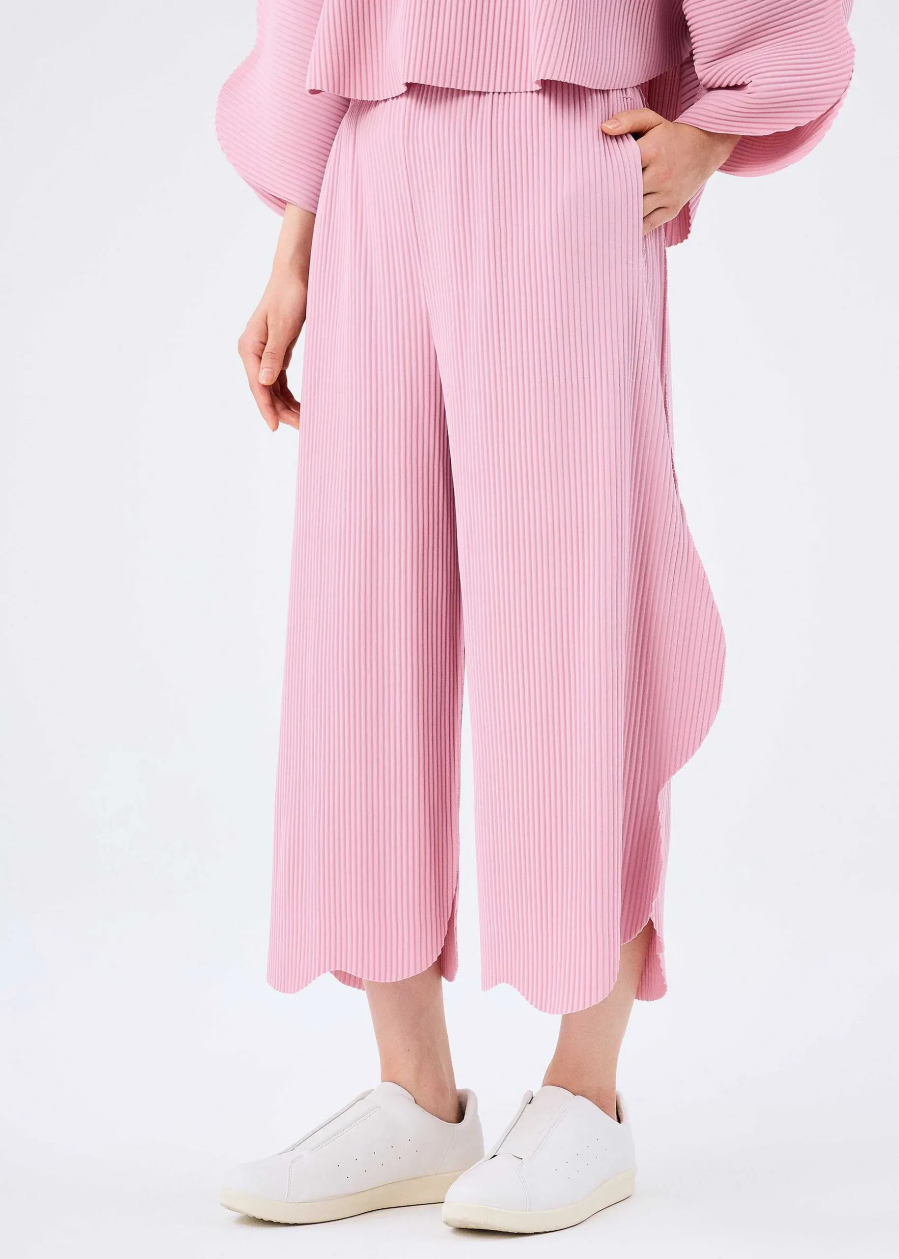 ISSEY MIYAKE Pants|Flower Pleats