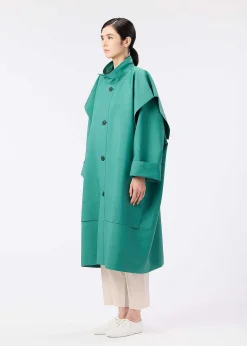 ISSEY MIYAKE Coat|Frame Wind Coat