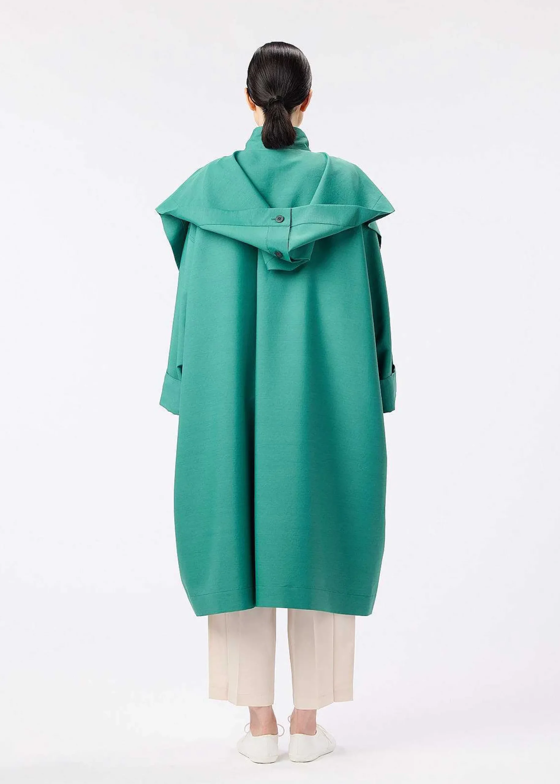 ISSEY MIYAKE Coat|Frame Wind Coat