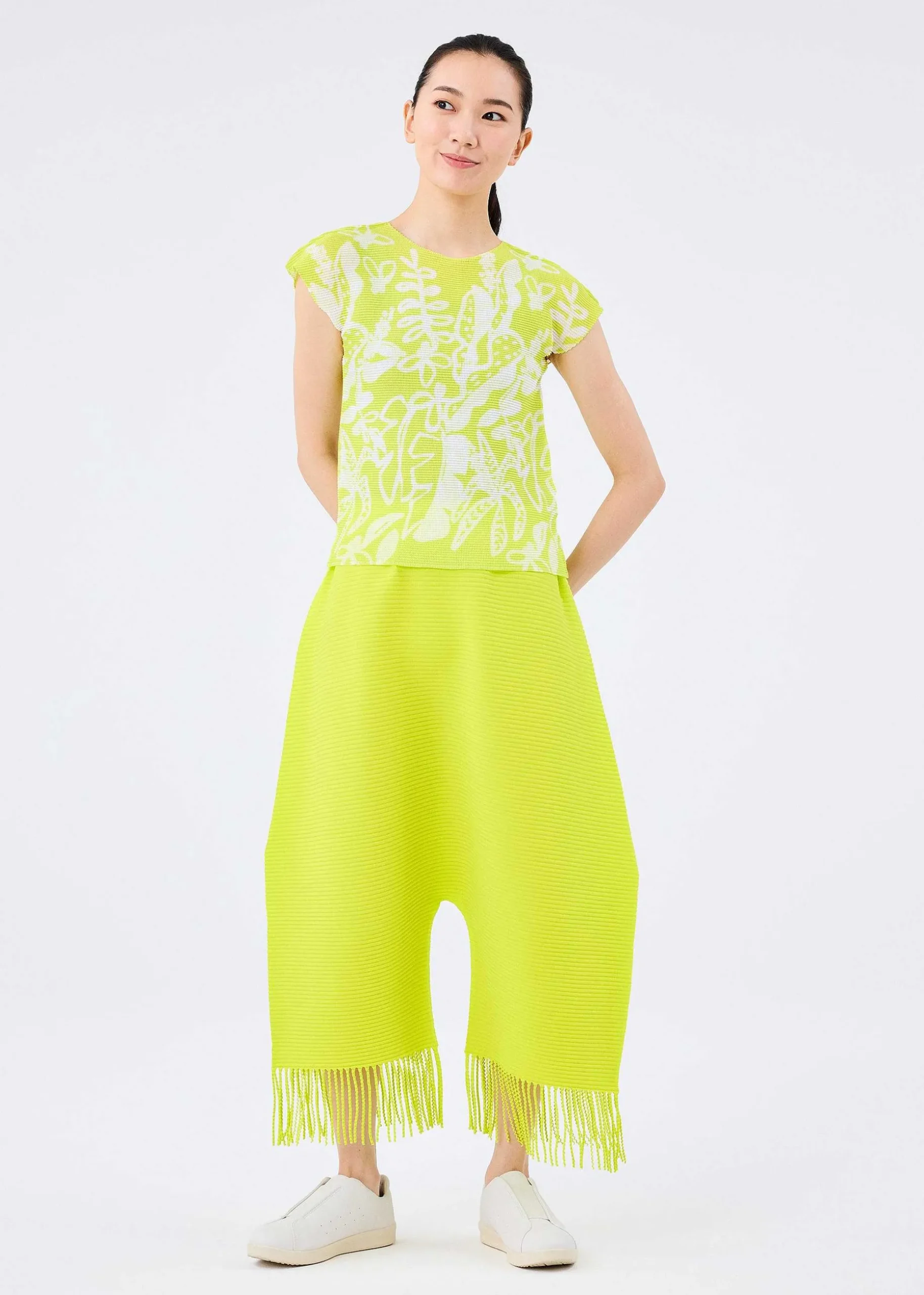 ISSEY MIYAKE Pants|Fringe Pleats