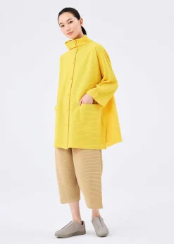 ISSEY MIYAKE Cardigan|Fuwa Fuwa Mesh Pleats