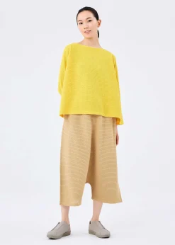 ISSEY MIYAKE Pants|Fuwa Fuwa Mesh Pleats