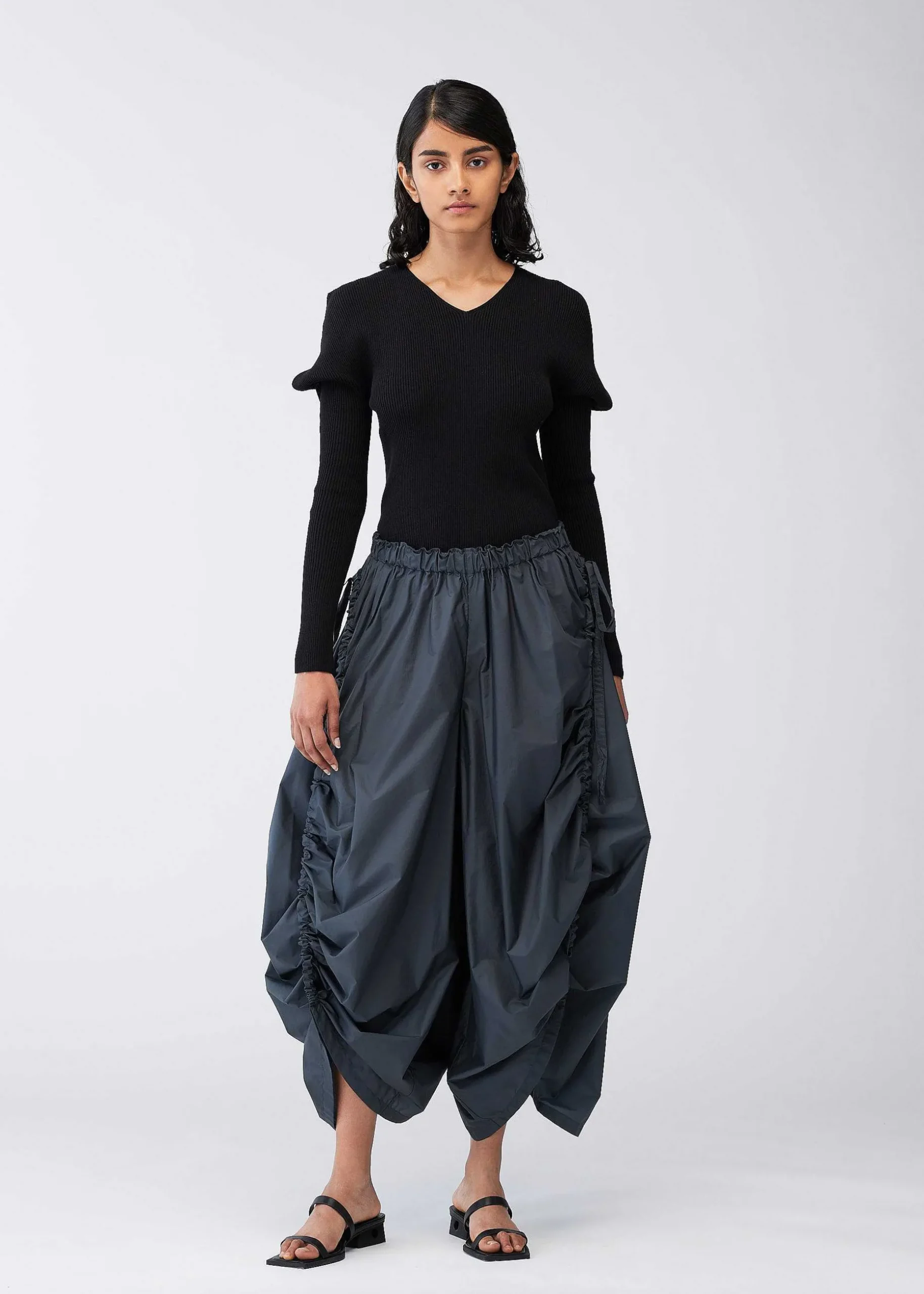 ISSEY MIYAKE Pants|Gathered Balloon