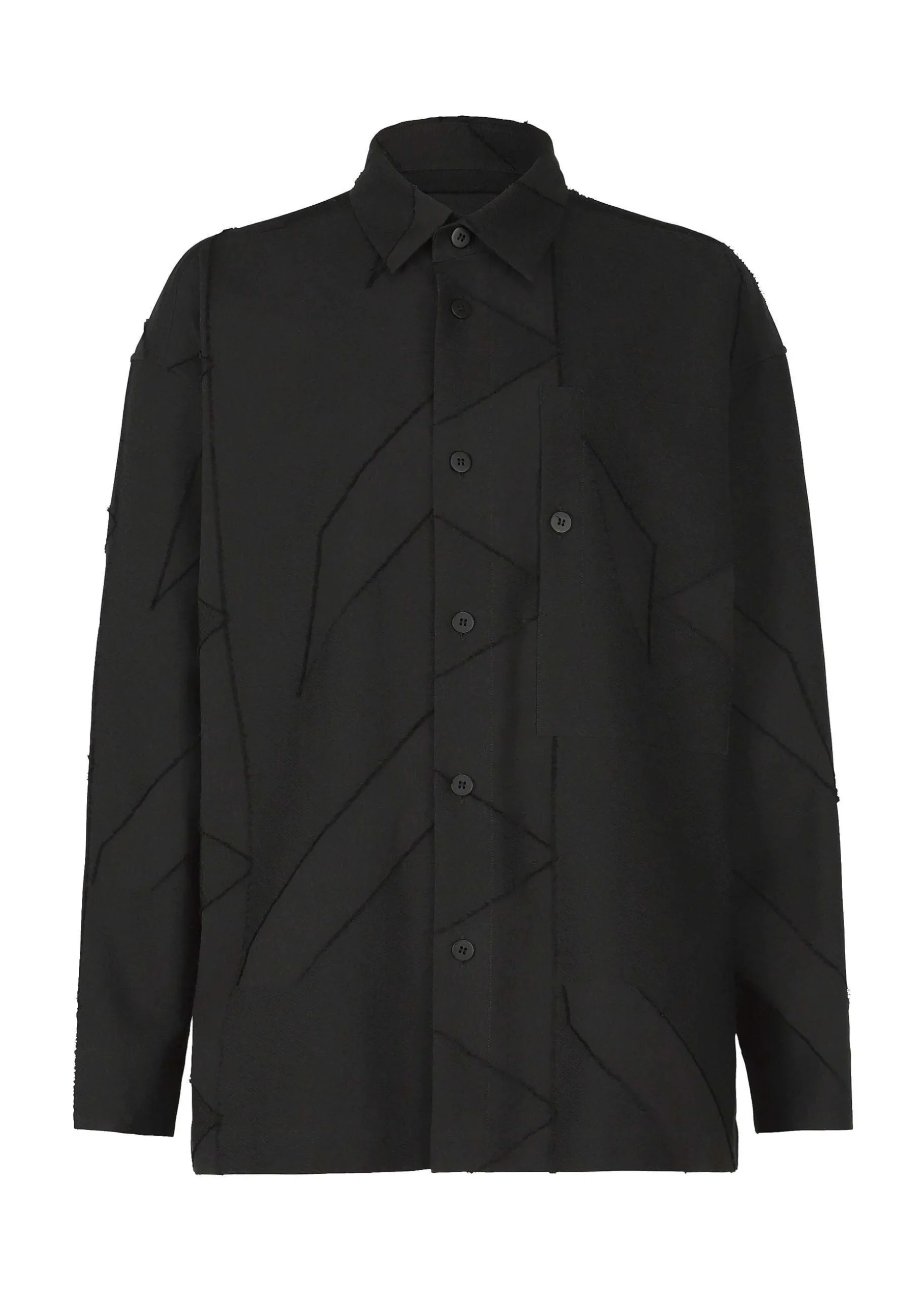 ISSEY MIYAKE Shirts|Geometry Jacquard Shirt