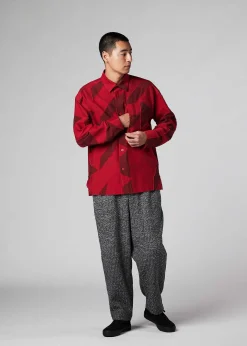 ISSEY MIYAKE Shirts|Geometry Jacquard Shirt