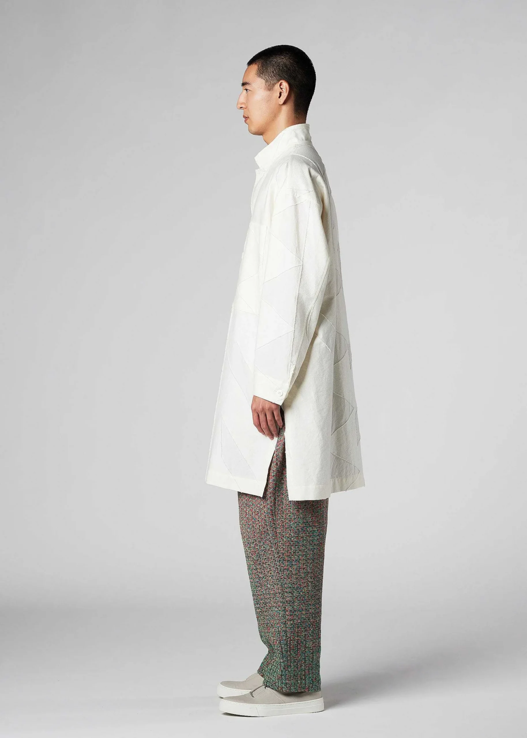 ISSEY MIYAKE Shirts|Geometry Jacquard Shirt