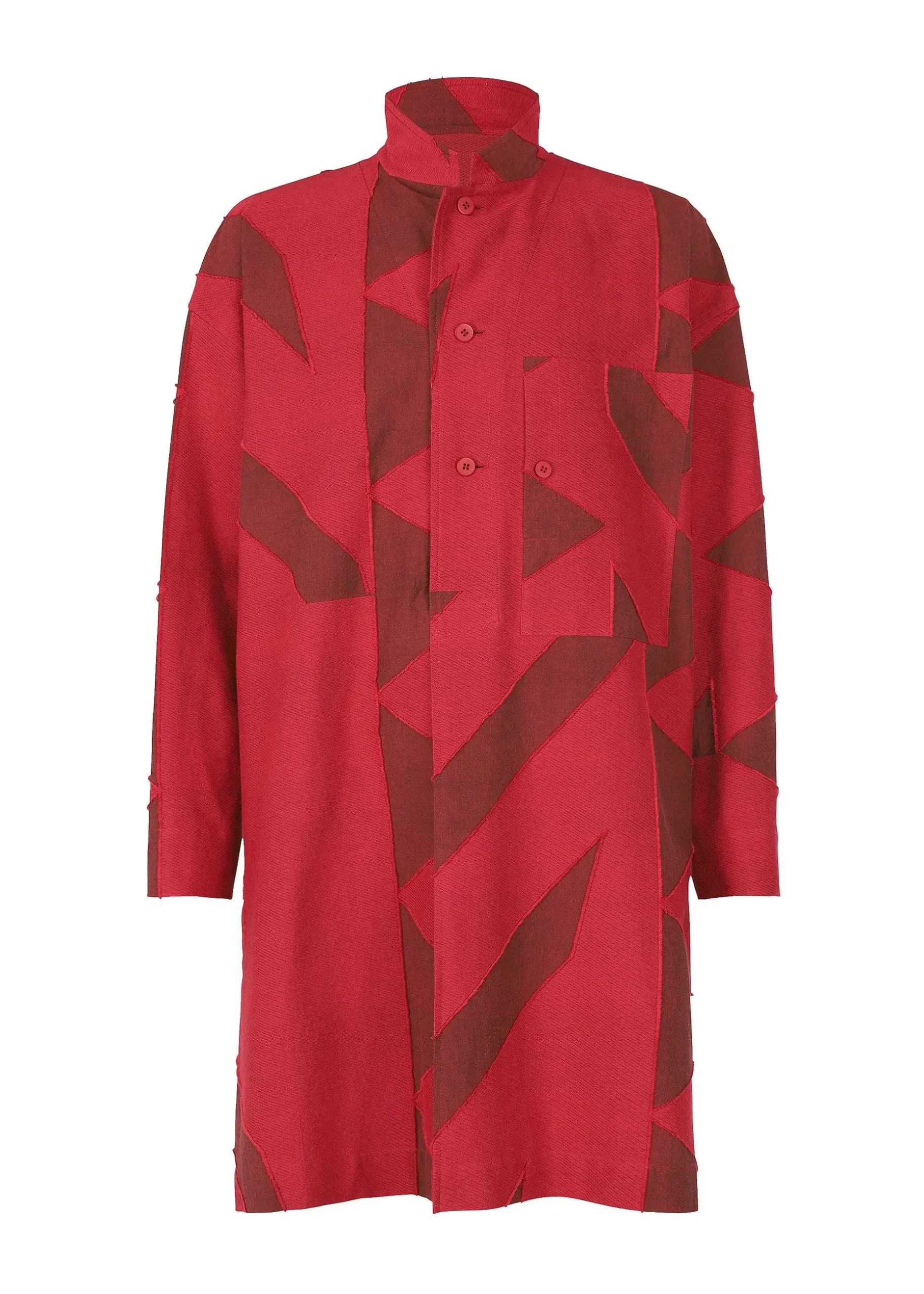 ISSEY MIYAKE Shirts|Geometry Jacquard Shirt