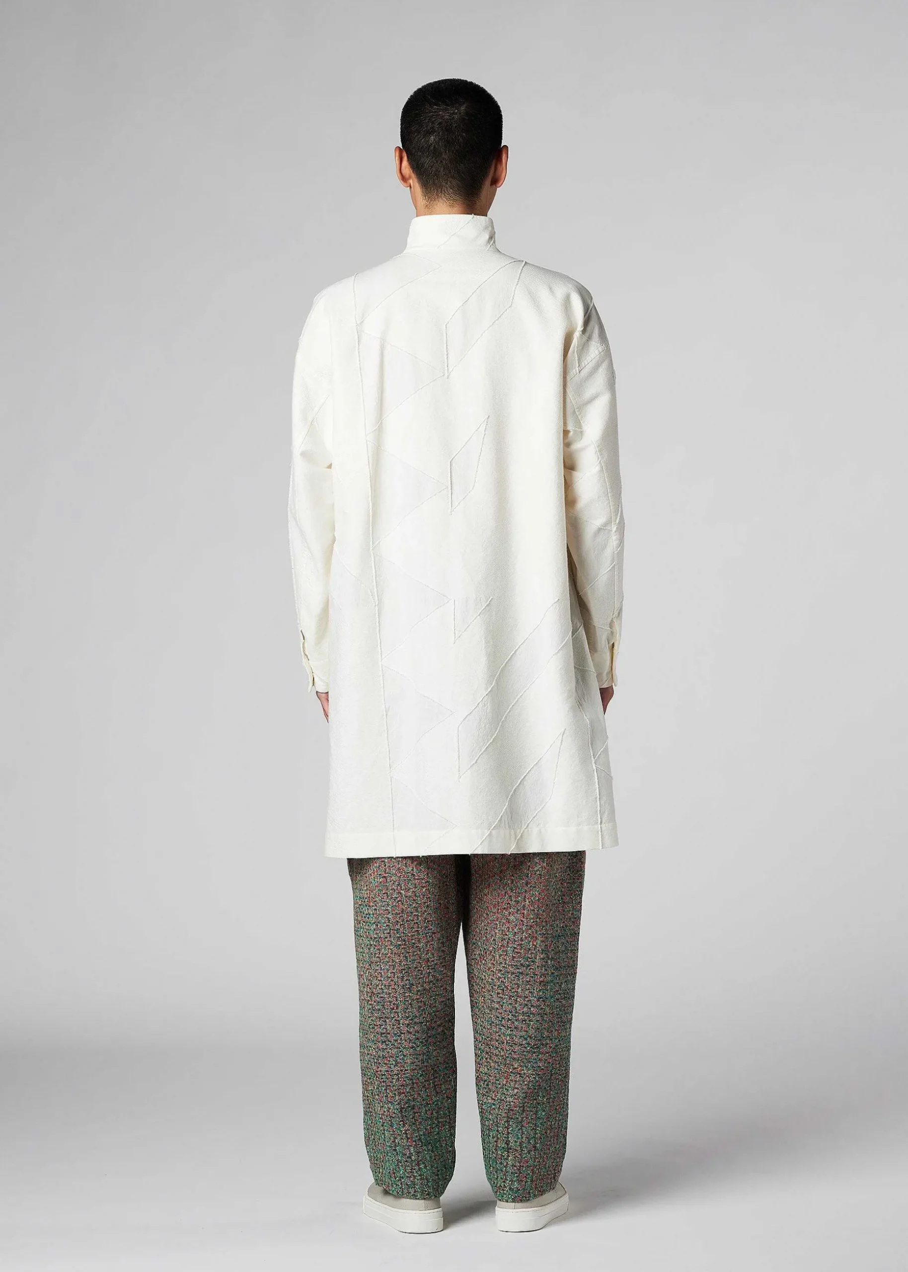 ISSEY MIYAKE Shirts|Geometry Jacquard Shirt