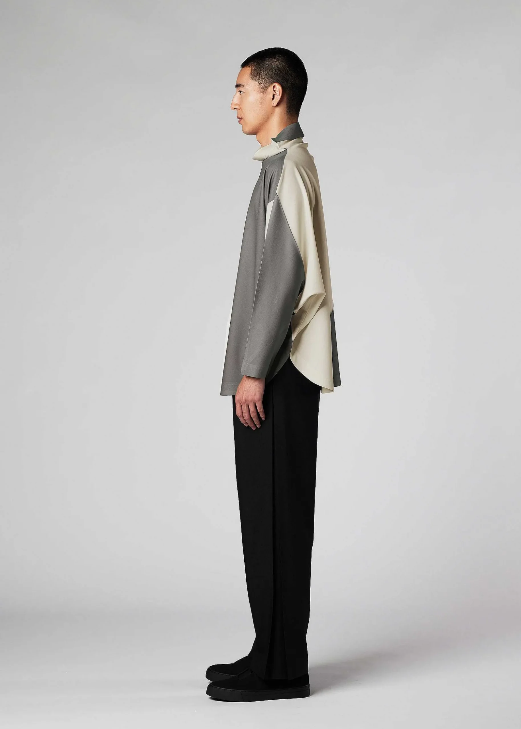 ISSEY MIYAKE Top|Geometry Jersey Stitch 1