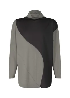 ISSEY MIYAKE Top|Geometry Jersey Stitch 1