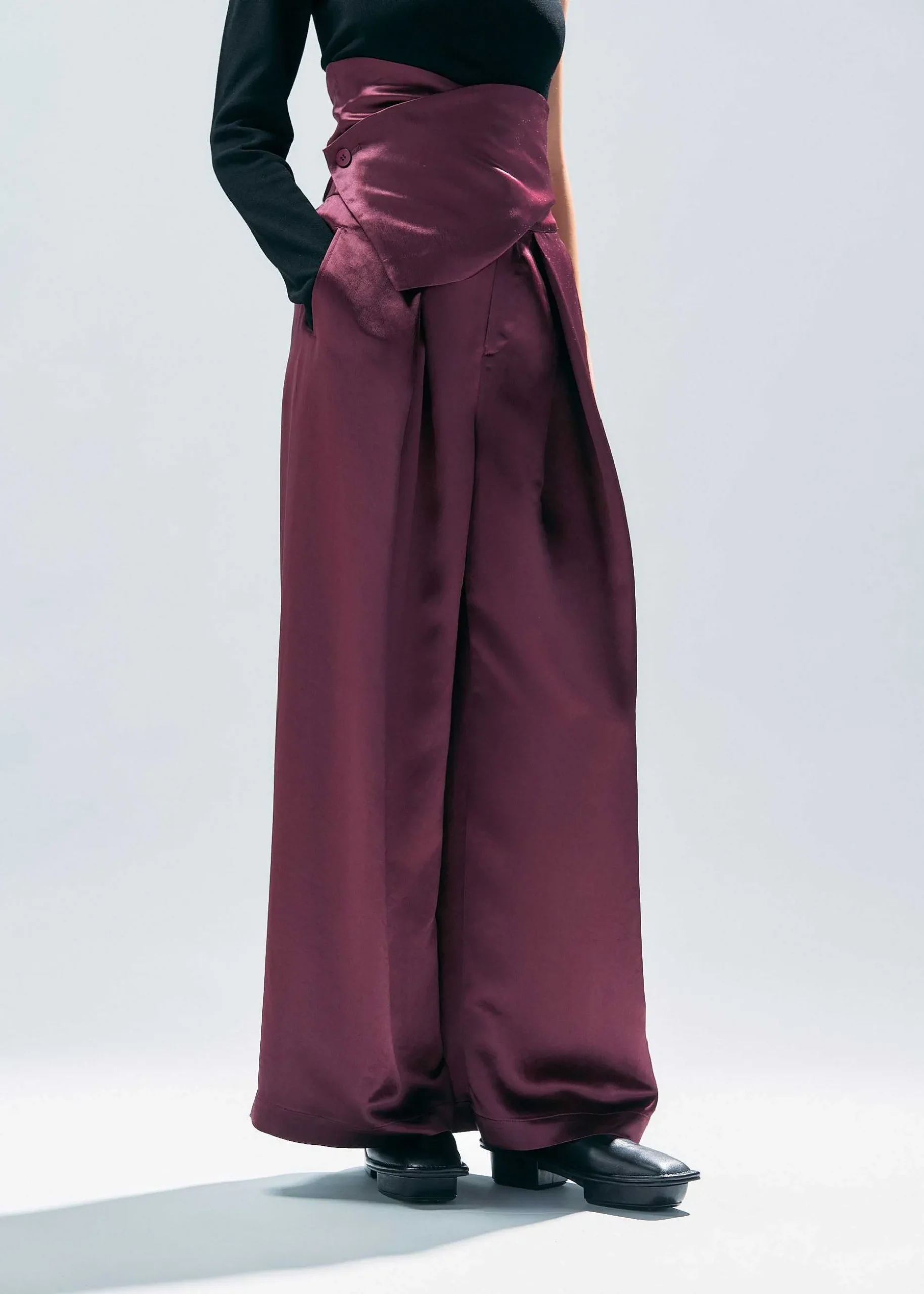 ISSEY MIYAKE Pants|Gleam Wide Pants