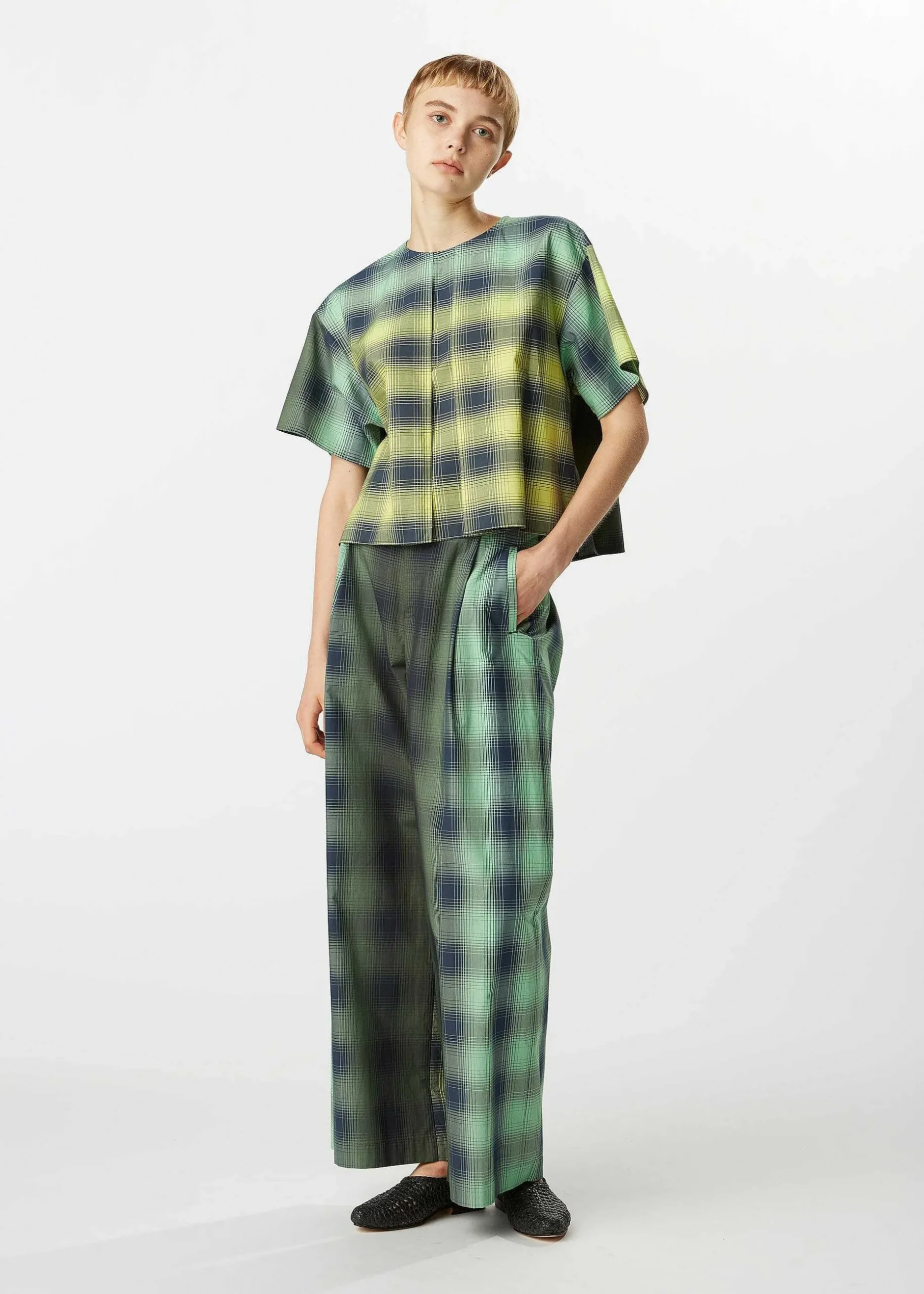 ISSEY MIYAKE Top|Gradation Check
