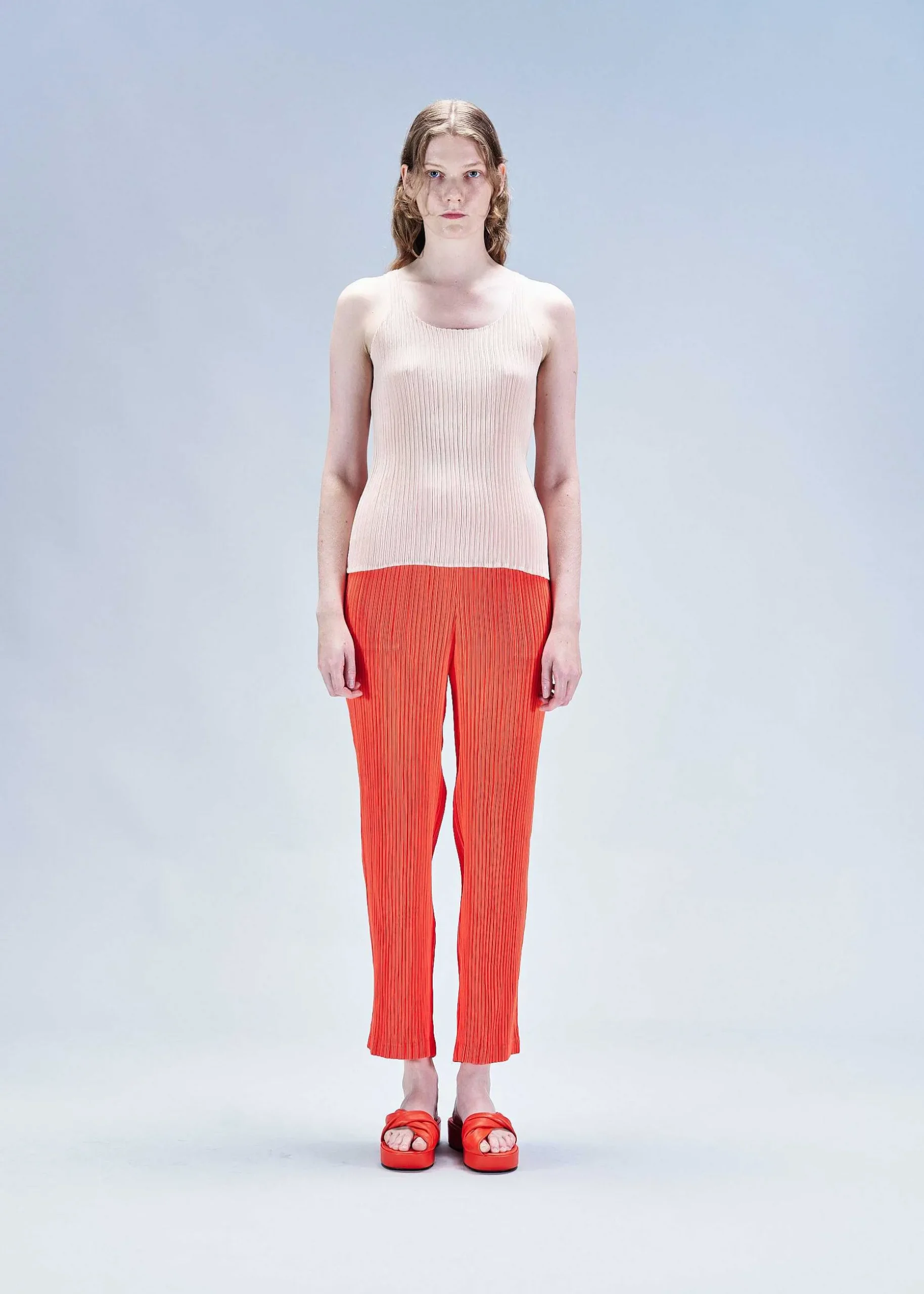 ISSEY MIYAKE Pants|Hatching Bottoms
