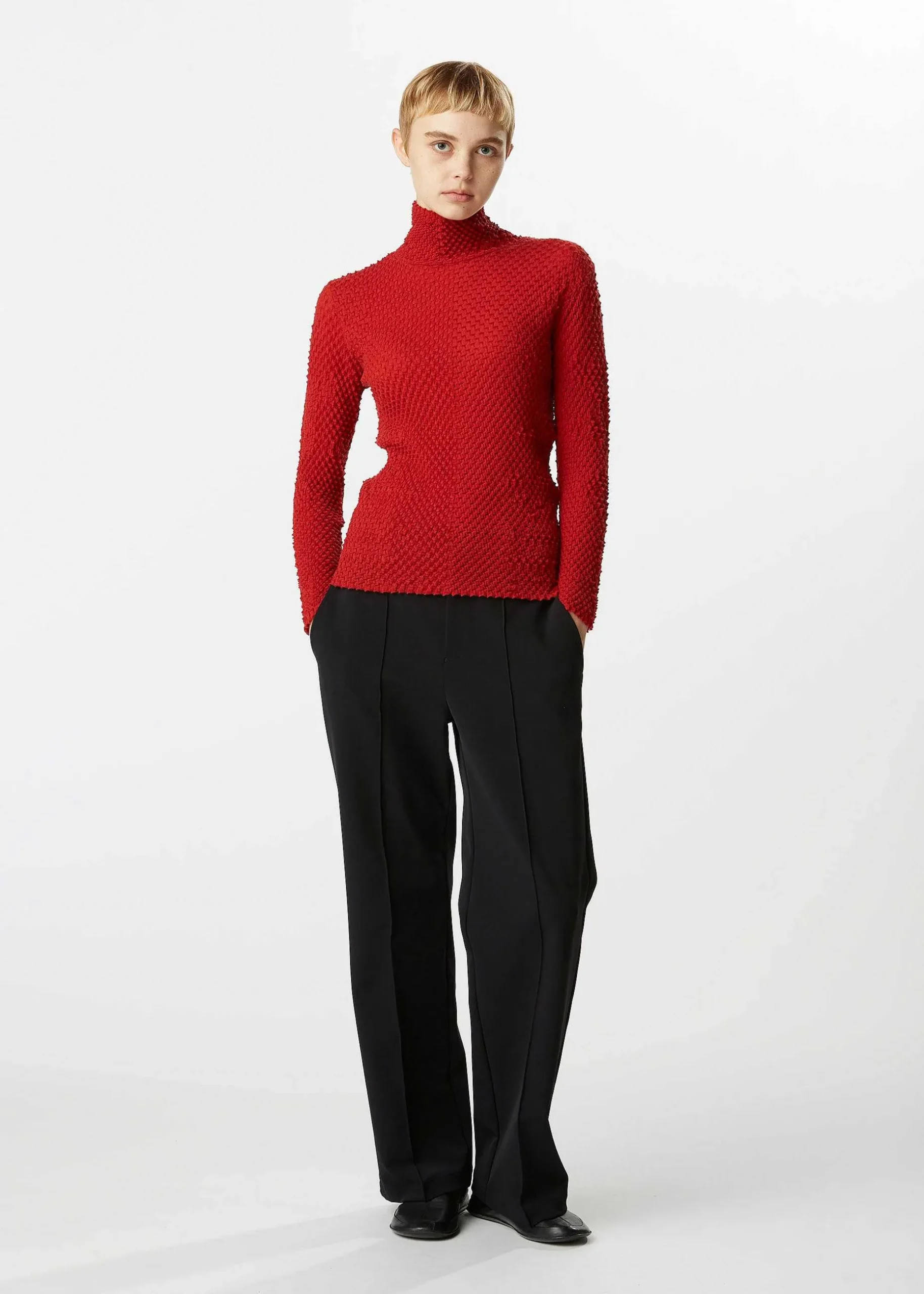 ISSEY MIYAKE Top|High Twist Wool