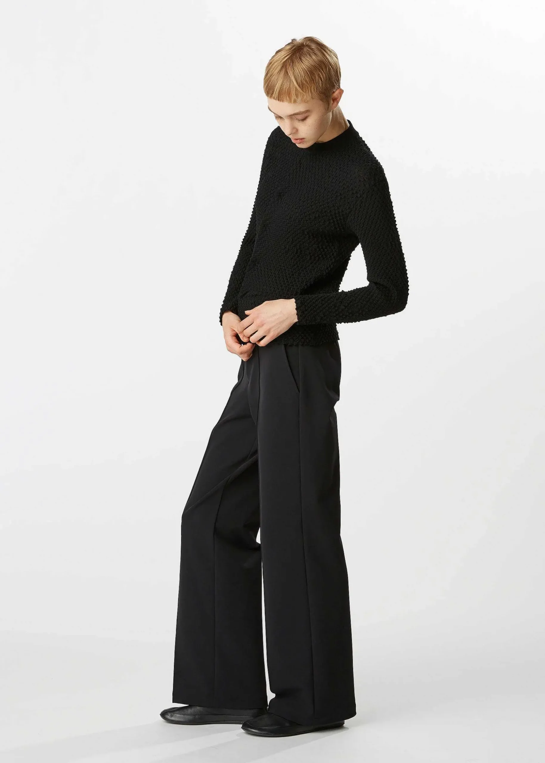 ISSEY MIYAKE Cardigan|High Twist Wool