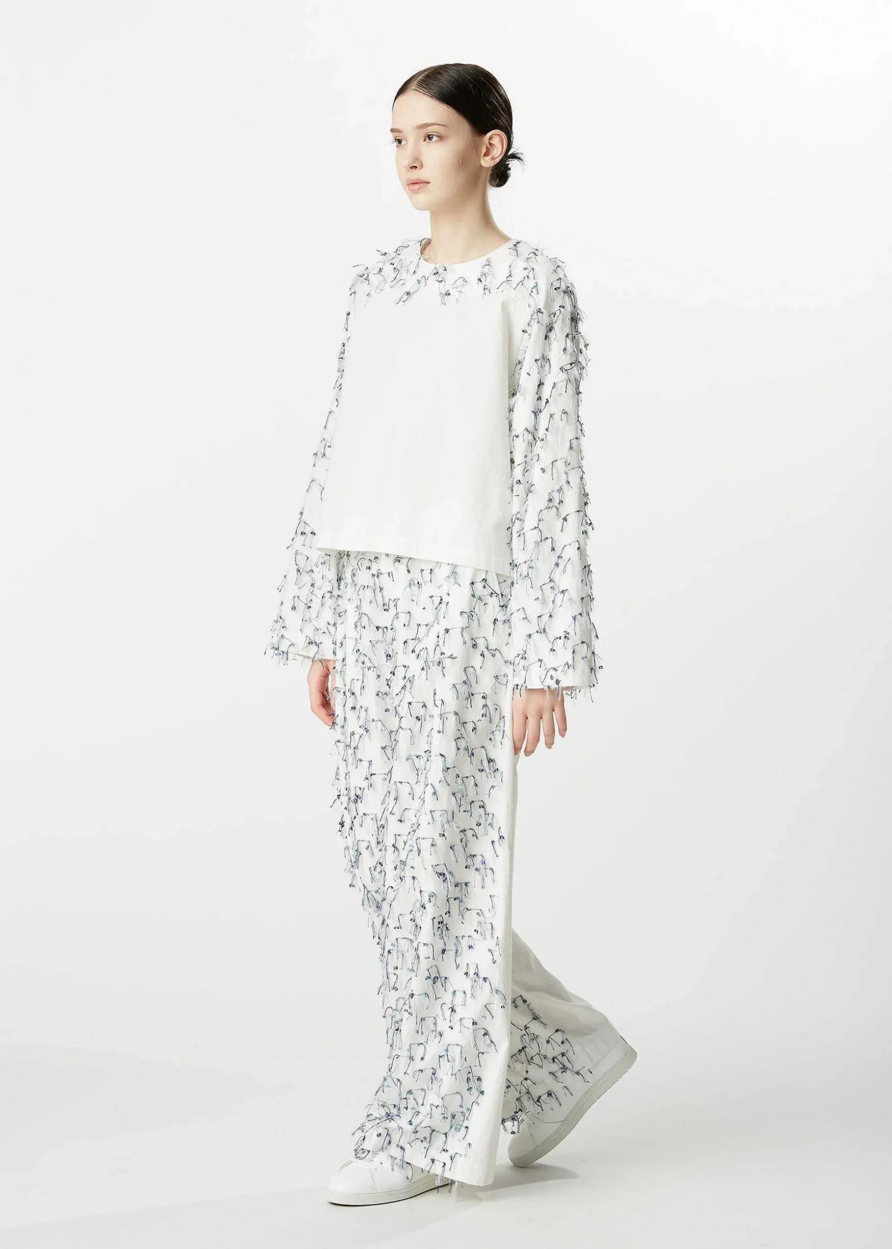 ISSEY MIYAKE Top|Hopping Cotton