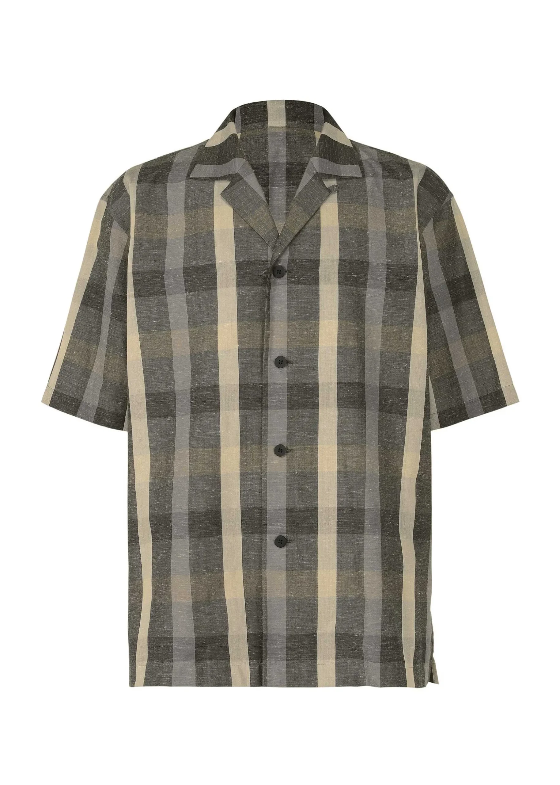 ISSEY MIYAKE Shirts|Hybrid Check Shirt