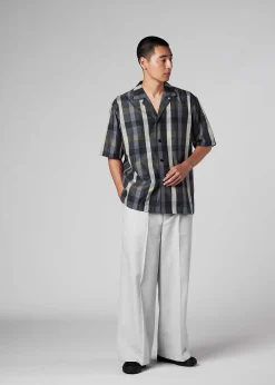 ISSEY MIYAKE Shirts|Hybrid Check Shirt
