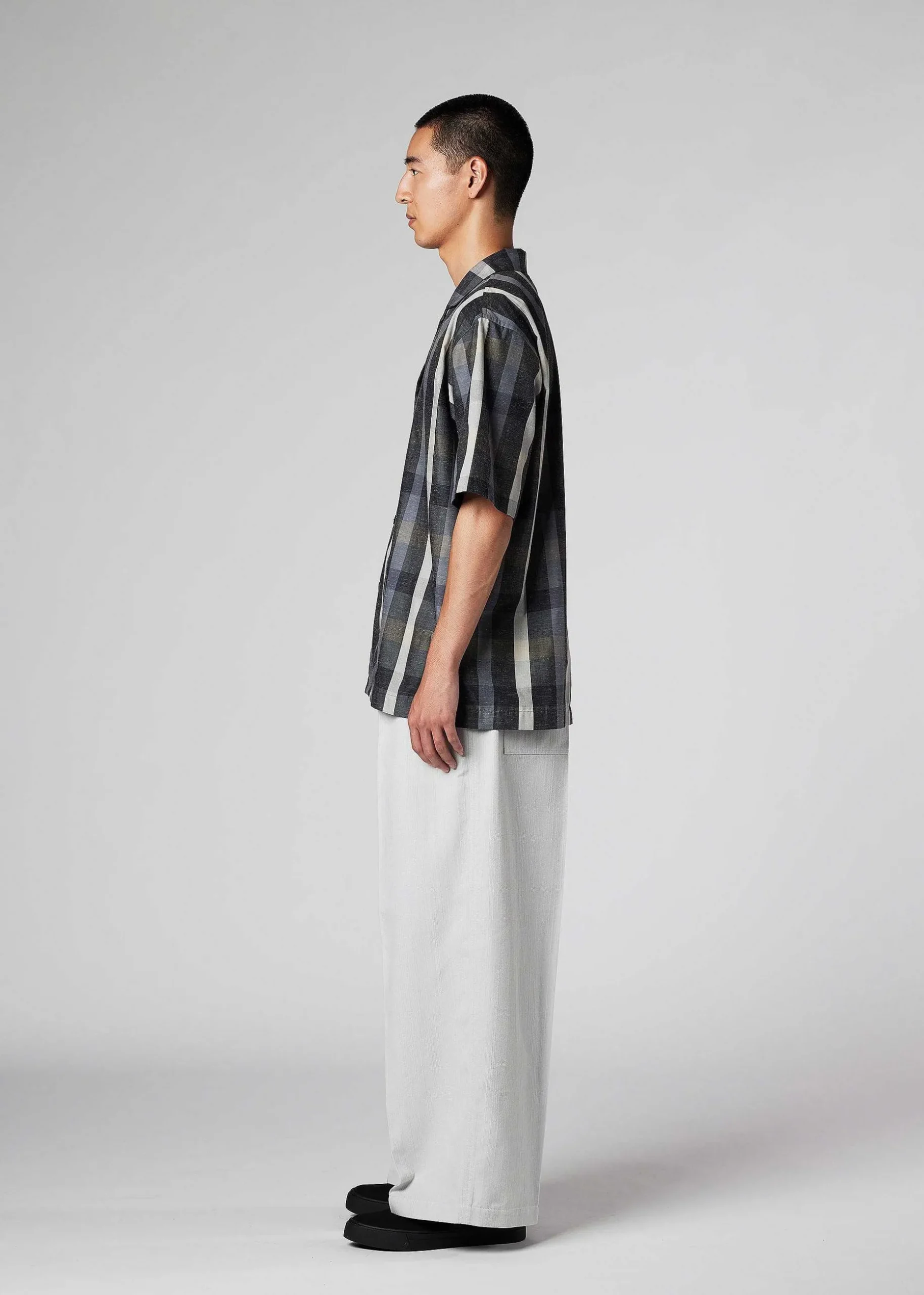 ISSEY MIYAKE Shirts|Hybrid Check Shirt