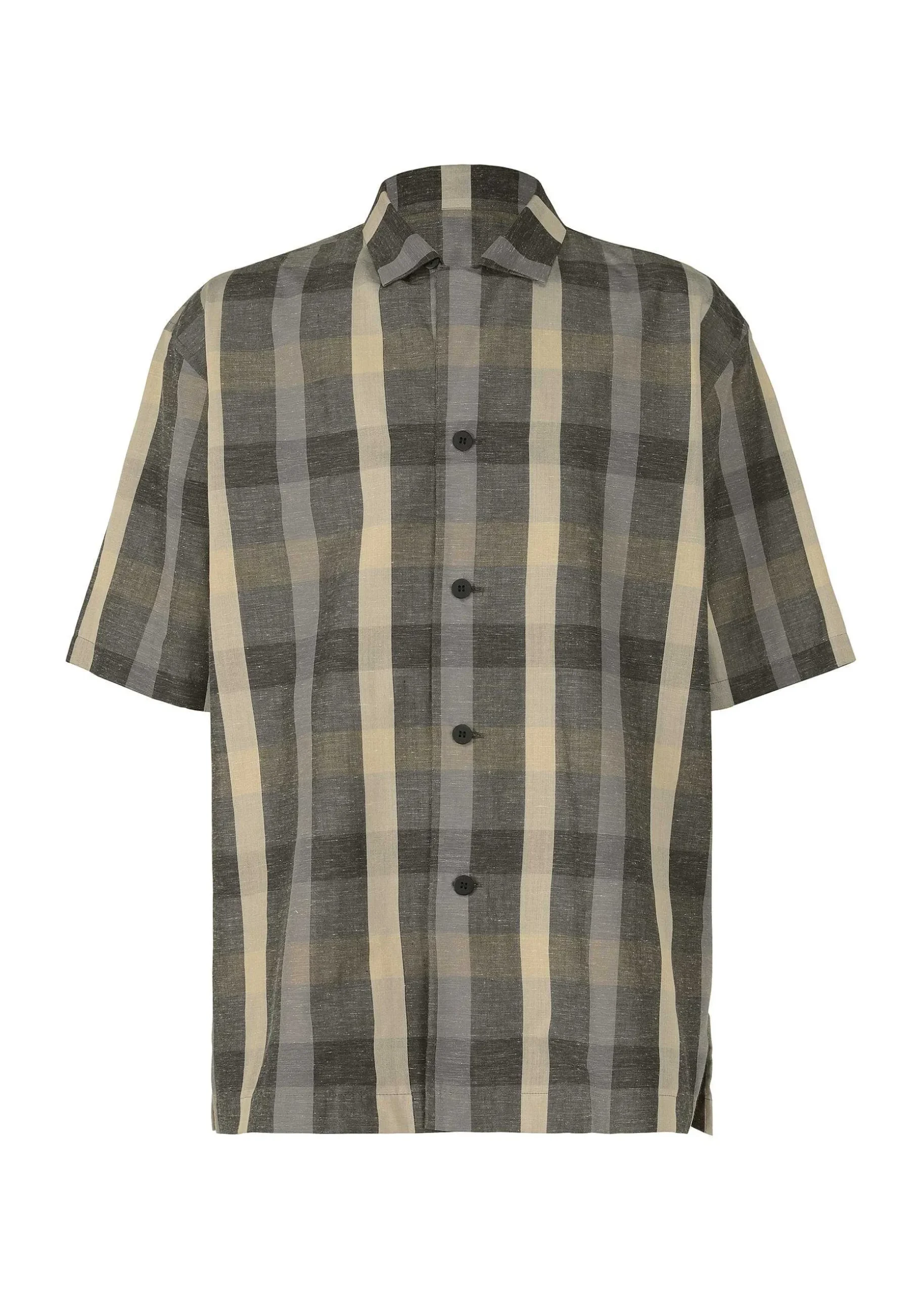 ISSEY MIYAKE Shirts|Hybrid Check Shirt
