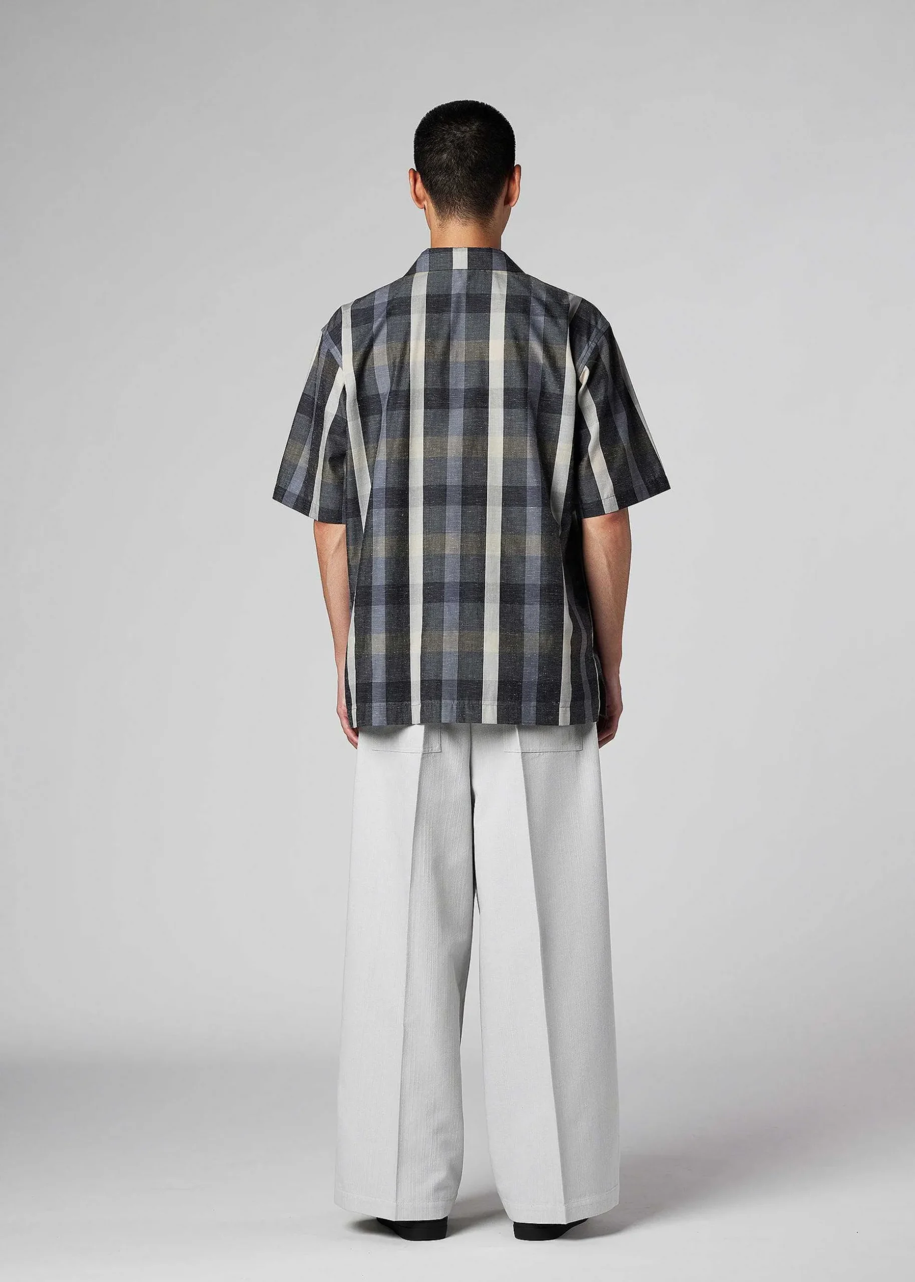 ISSEY MIYAKE Shirts|Hybrid Check Shirt
