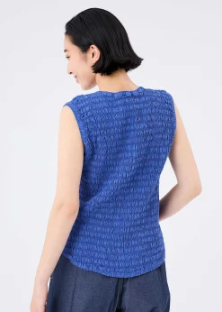 ISSEY MIYAKE Top|Knit Like Cloth