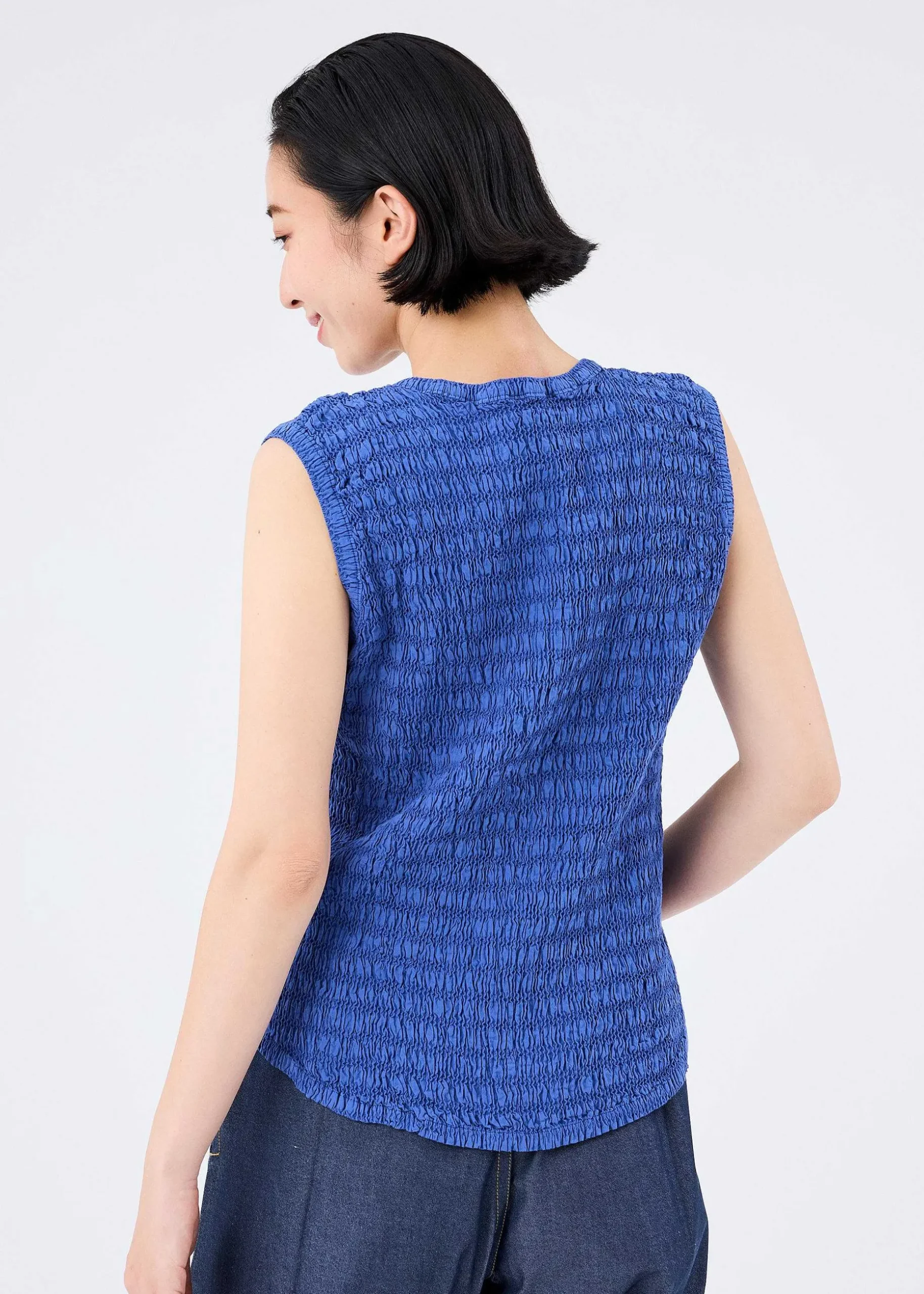 ISSEY MIYAKE Top|Knit Like Cloth