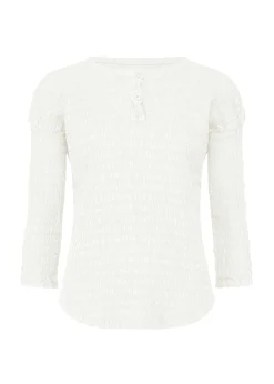 ISSEY MIYAKE Top|Knit Like Cloth
