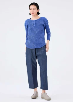 ISSEY MIYAKE Top|Knit Like Cloth