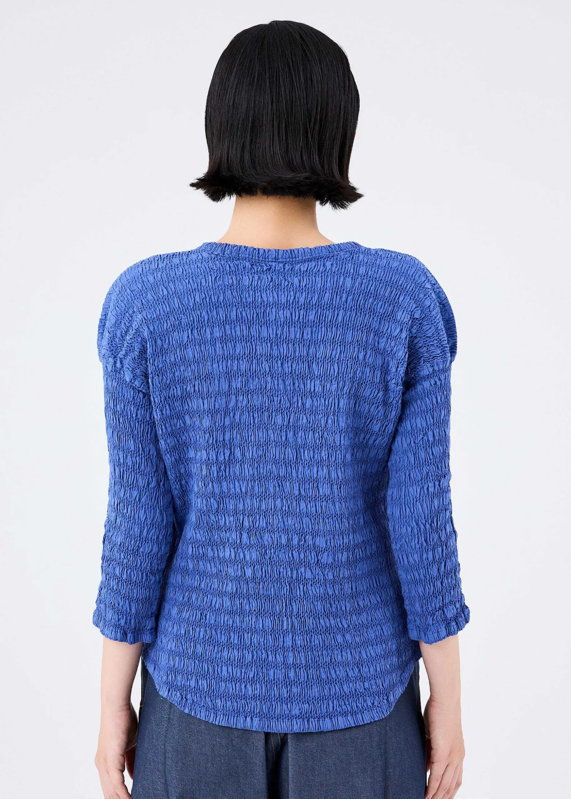 ISSEY MIYAKE Top|Knit Like Cloth