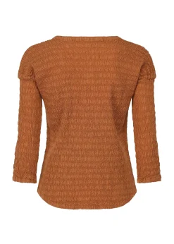 ISSEY MIYAKE Top|Knit Like Cloth