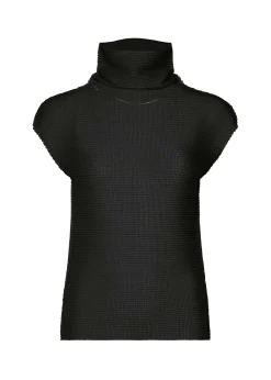 ISSEY MIYAKE Top|Knit Stretch Pleats 1