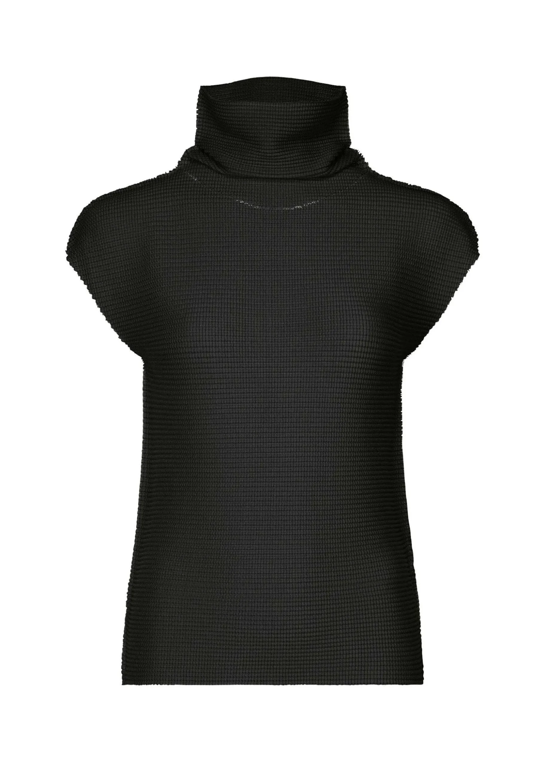 ISSEY MIYAKE Top|Knit Stretch Pleats 1