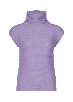 ISSEY MIYAKE Top|Knit Stretch Pleats 1