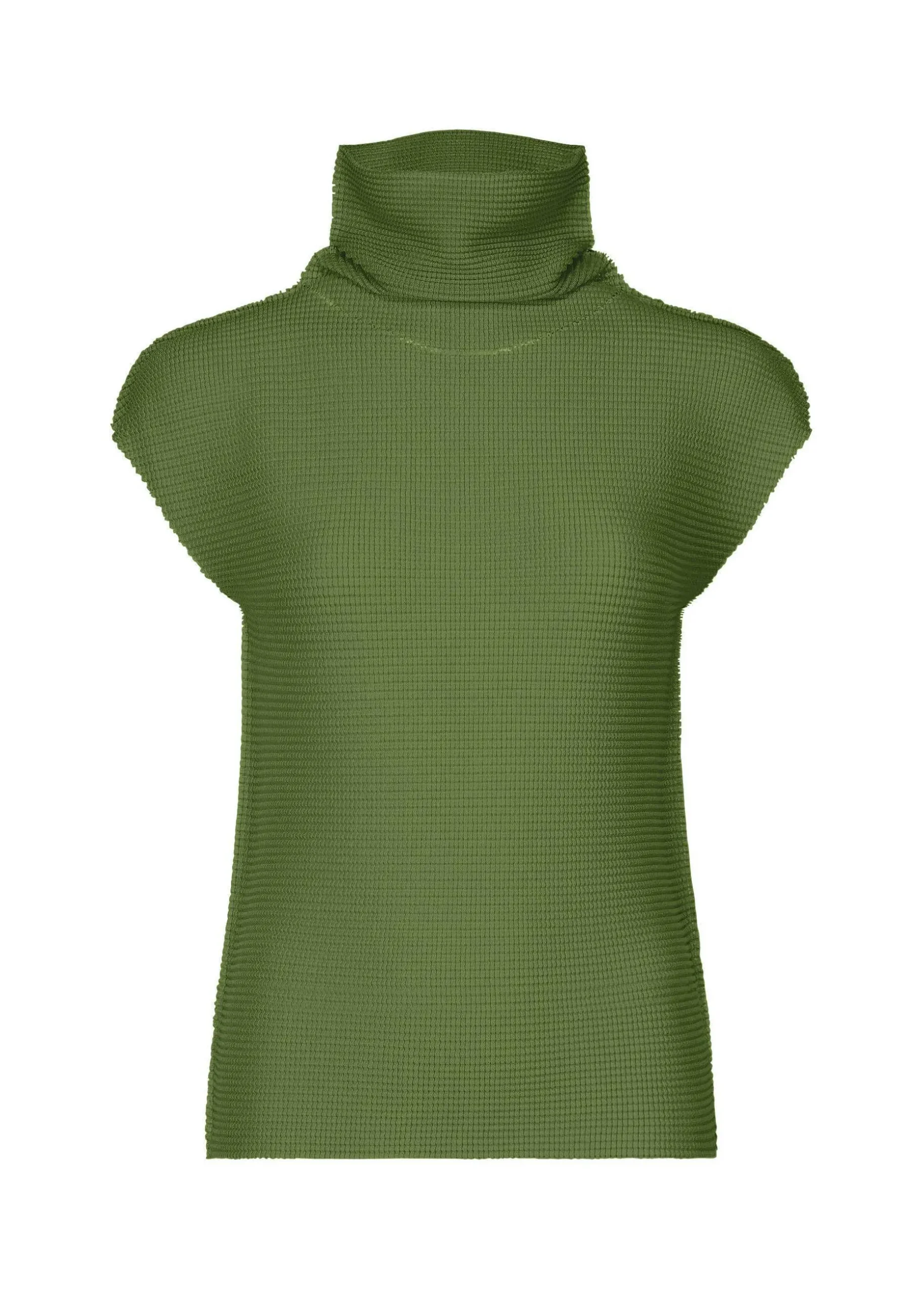 ISSEY MIYAKE Top|Knit Stretch Pleats 1