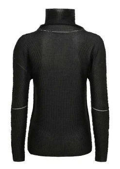 ISSEY MIYAKE Top|Knit Stretch Pleats