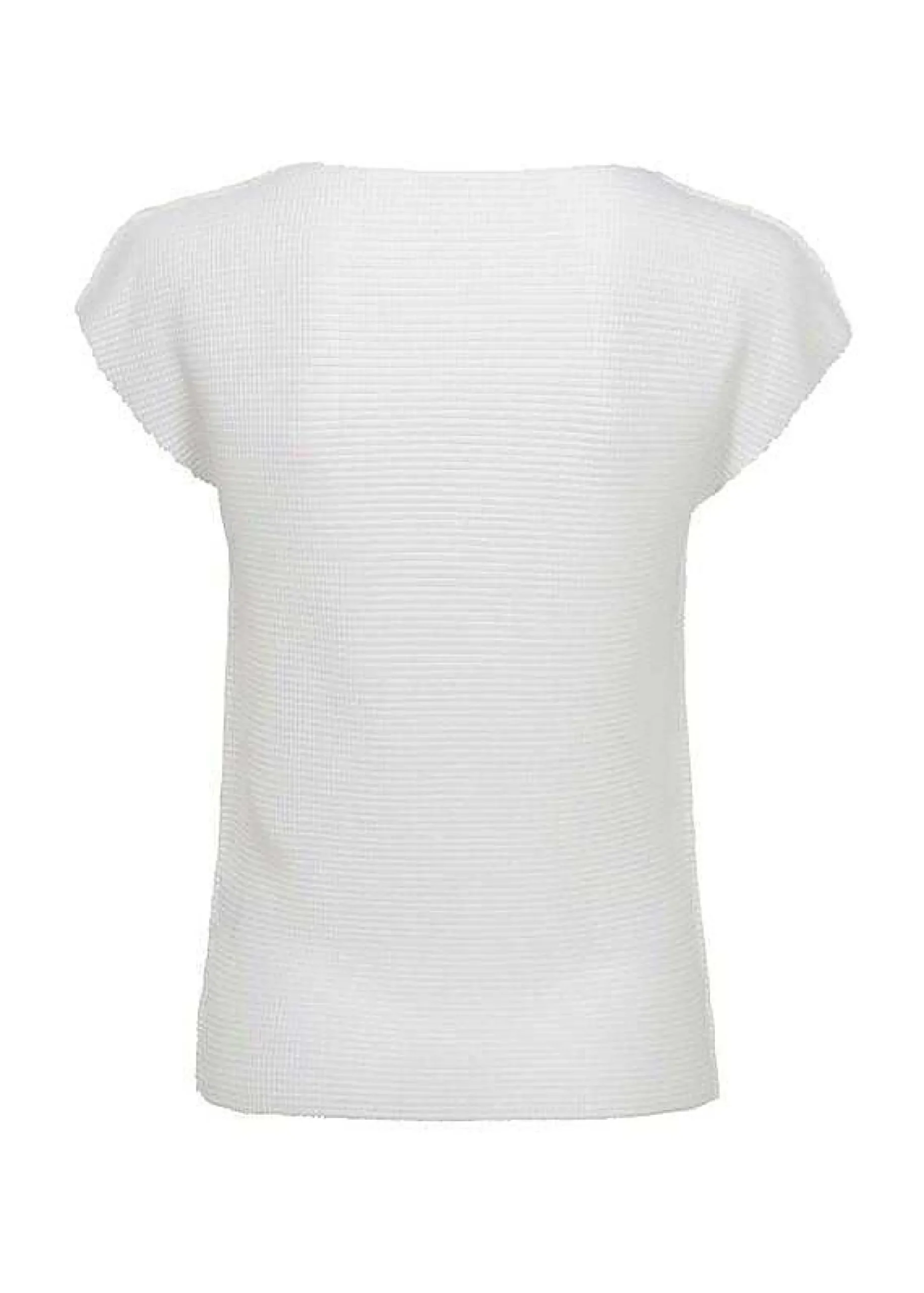 ISSEY MIYAKE Top|Knit Stretch Pleats