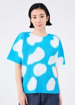 ISSEY MIYAKE Top|Kumo Fine Knit Pleats T