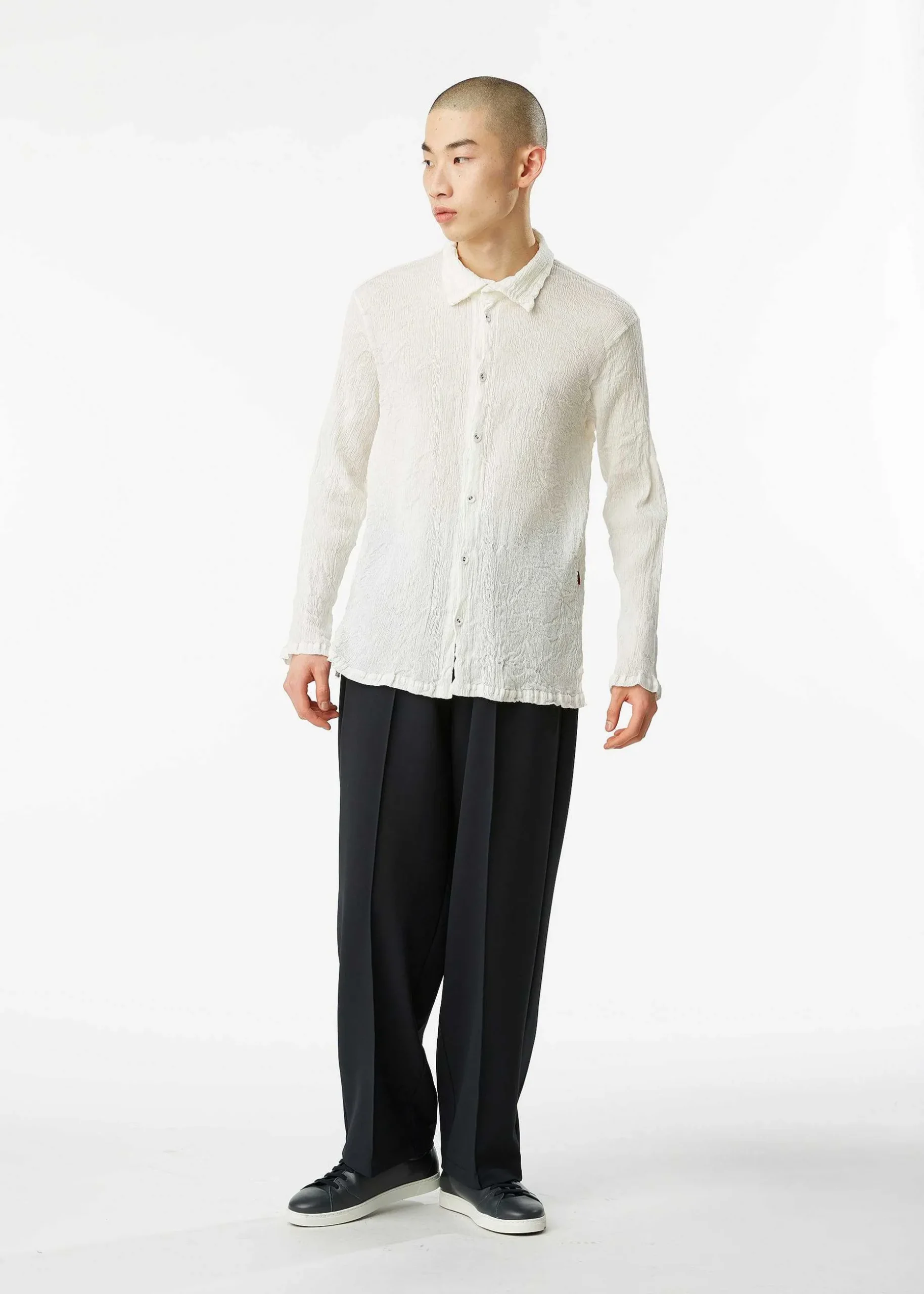 ISSEY MIYAKE Shirts|Kyo Chijimi Basic
