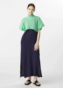 ISSEY MIYAKE Top|Kyo Chijimi Comb Stitch