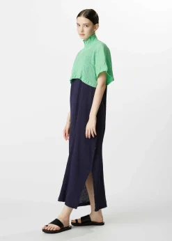 ISSEY MIYAKE Top|Kyo Chijimi Comb Stitch