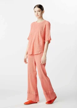 ISSEY MIYAKE Pants|Kyo Chijimi Comb Stitch