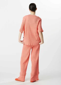 ISSEY MIYAKE Pants|Kyo Chijimi Comb Stitch