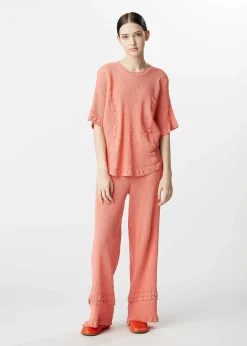 ISSEY MIYAKE Pants|Kyo Chijimi Comb Stitch