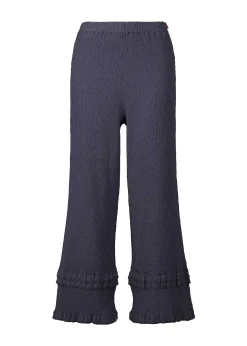 ISSEY MIYAKE Pants|Kyo Chijimi Comb Stitch