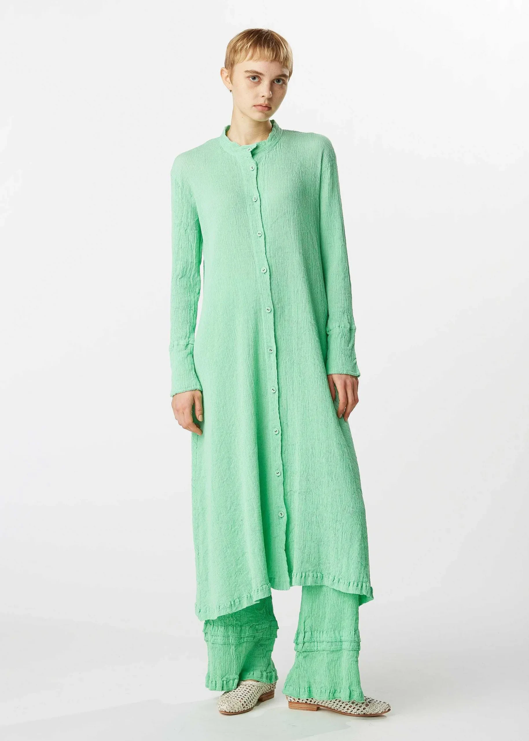 ISSEY MIYAKE Dress|Kyo Chijimi Comb Stitch