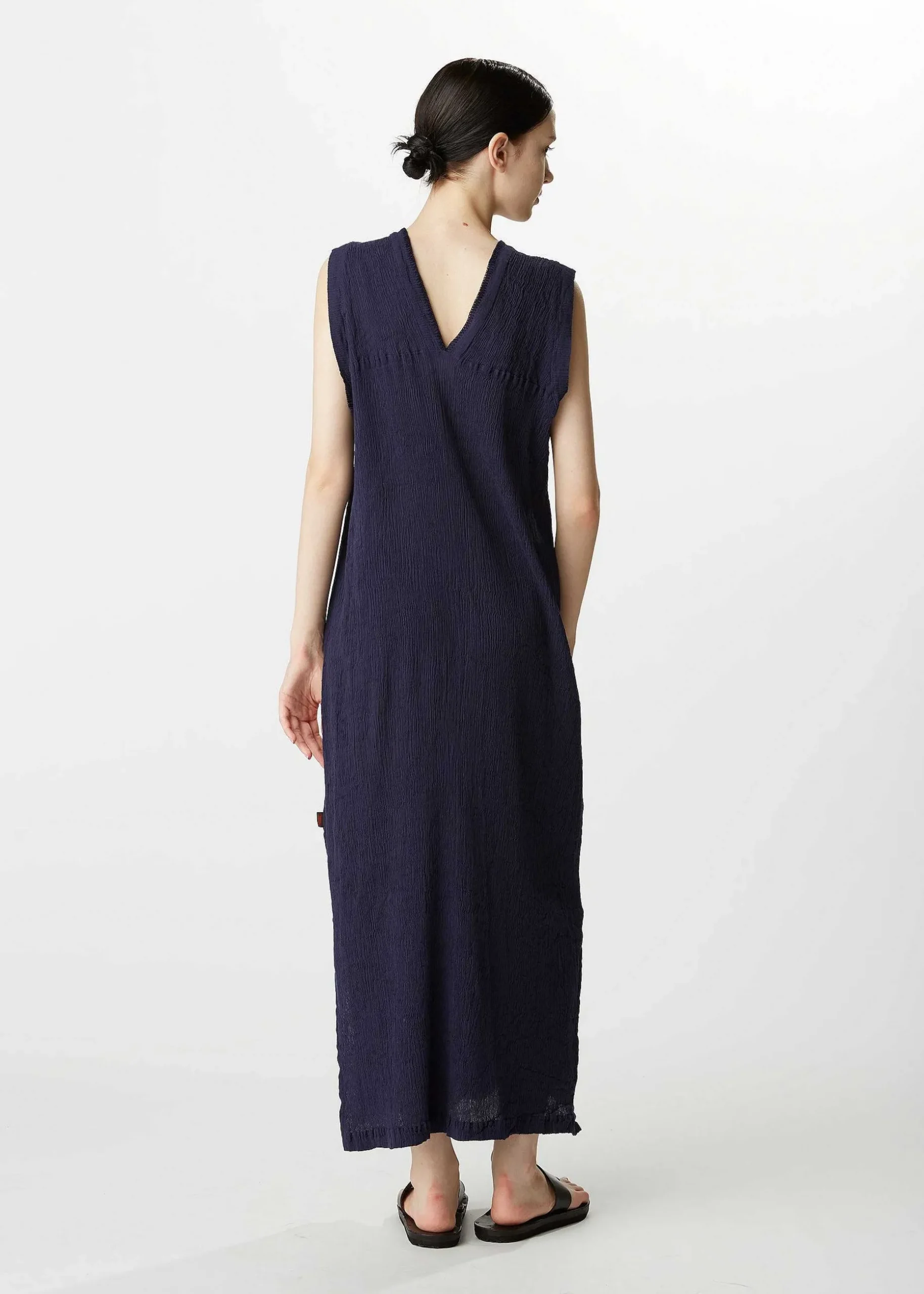 ISSEY MIYAKE Dress|Kyo Chijimi Comb Stitch