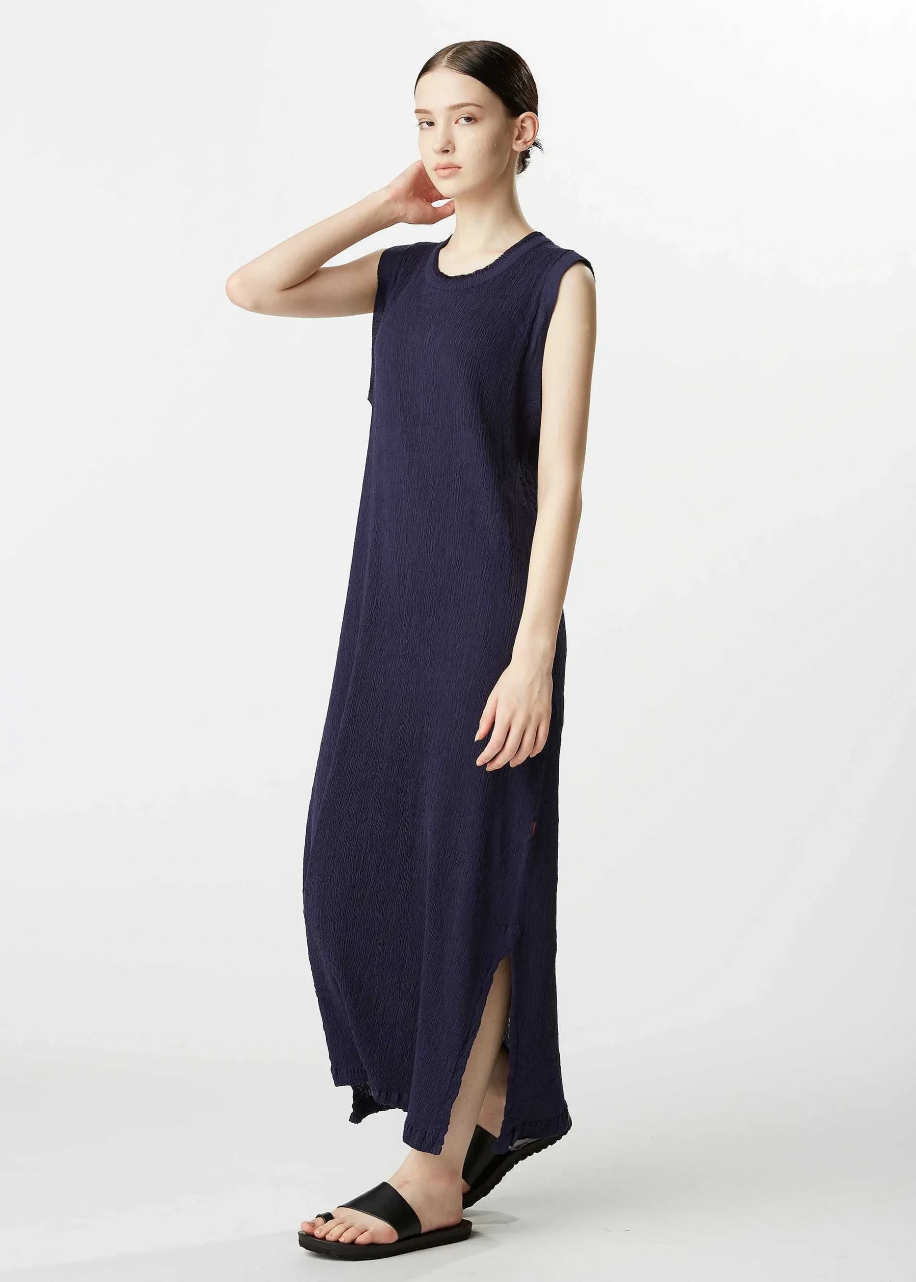 ISSEY MIYAKE Dress|Kyo Chijimi Comb Stitch